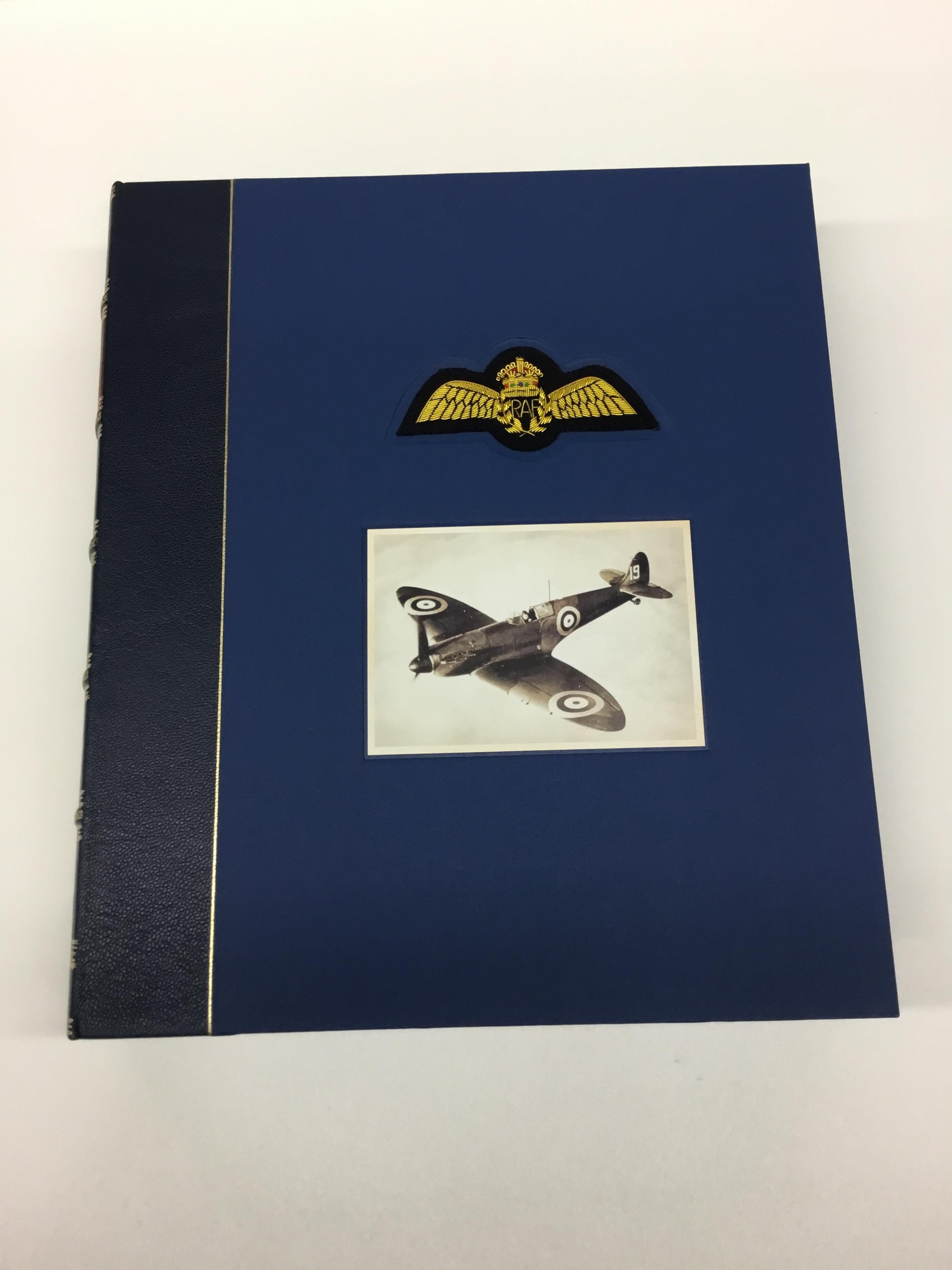 Late 20th Century Battle of Britain Fighter Aces Collection, Signed Limited Edition, Two-Volumes For Sale