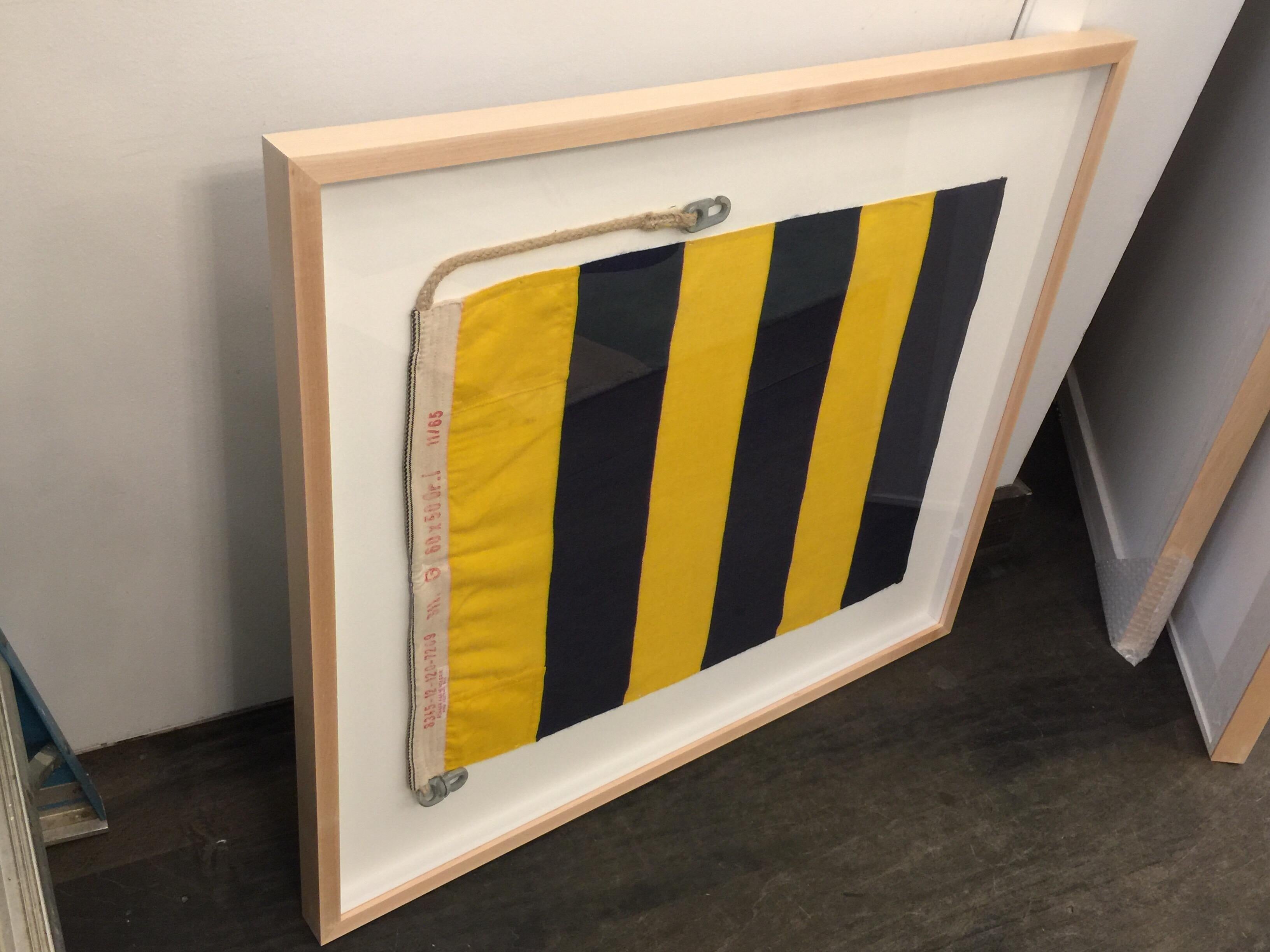 WWII Nautical Signal Flag In Excellent Condition In East Hampton, NY