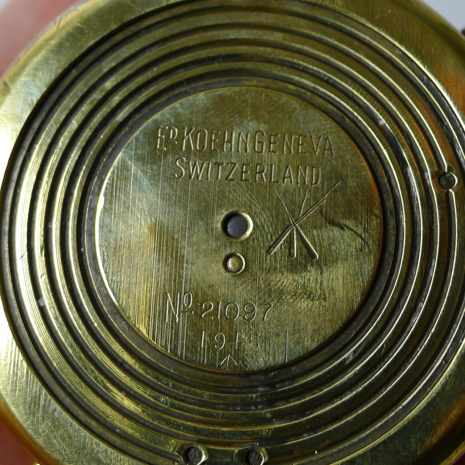 WW1 1915 British Army Officer's Compass - Verner's Patent MK VII by E. Koehn 2