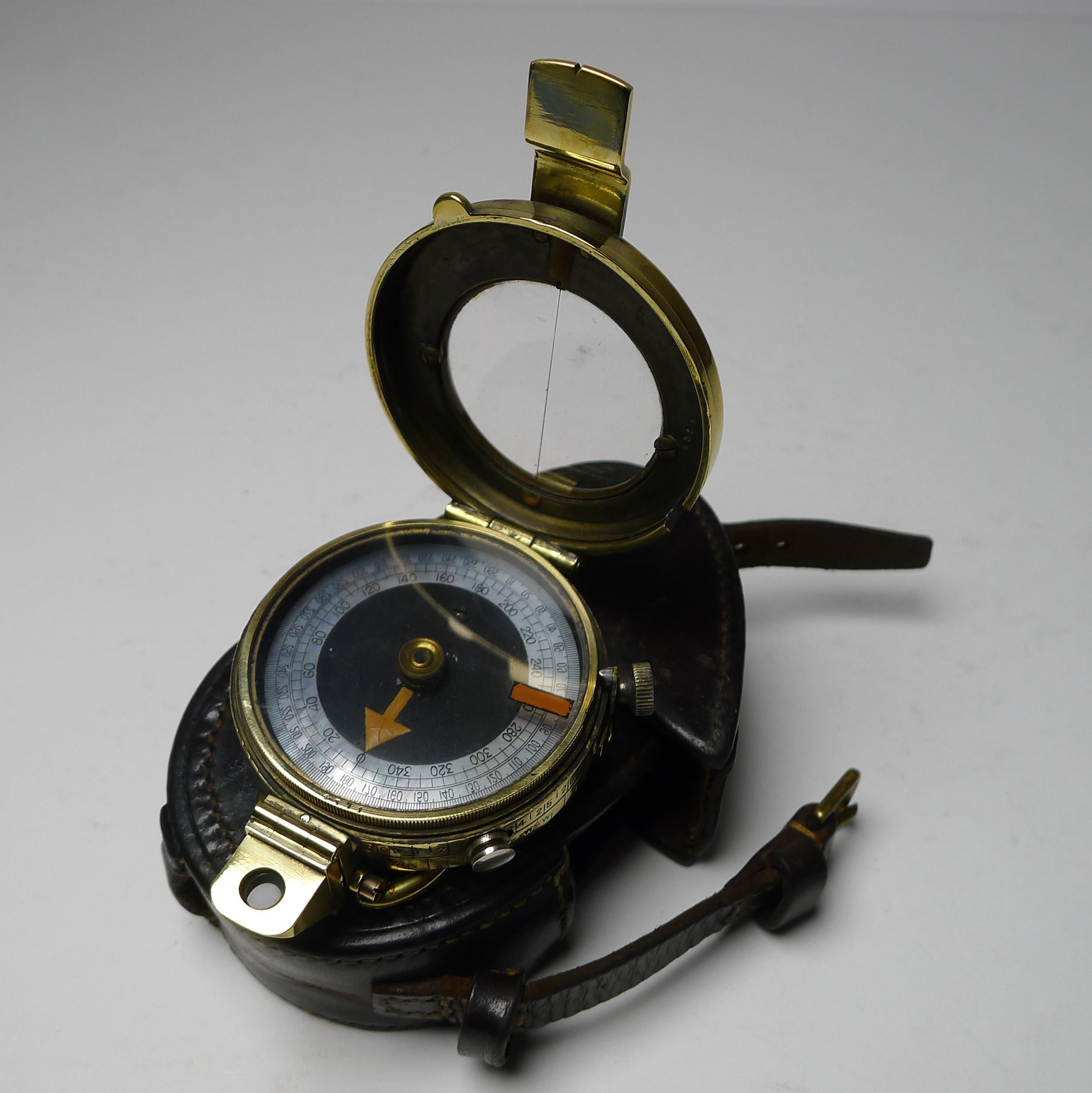 WW1 1915 British Army Officer's Compass - Verner's Patent MK VII by E. Koehn 3