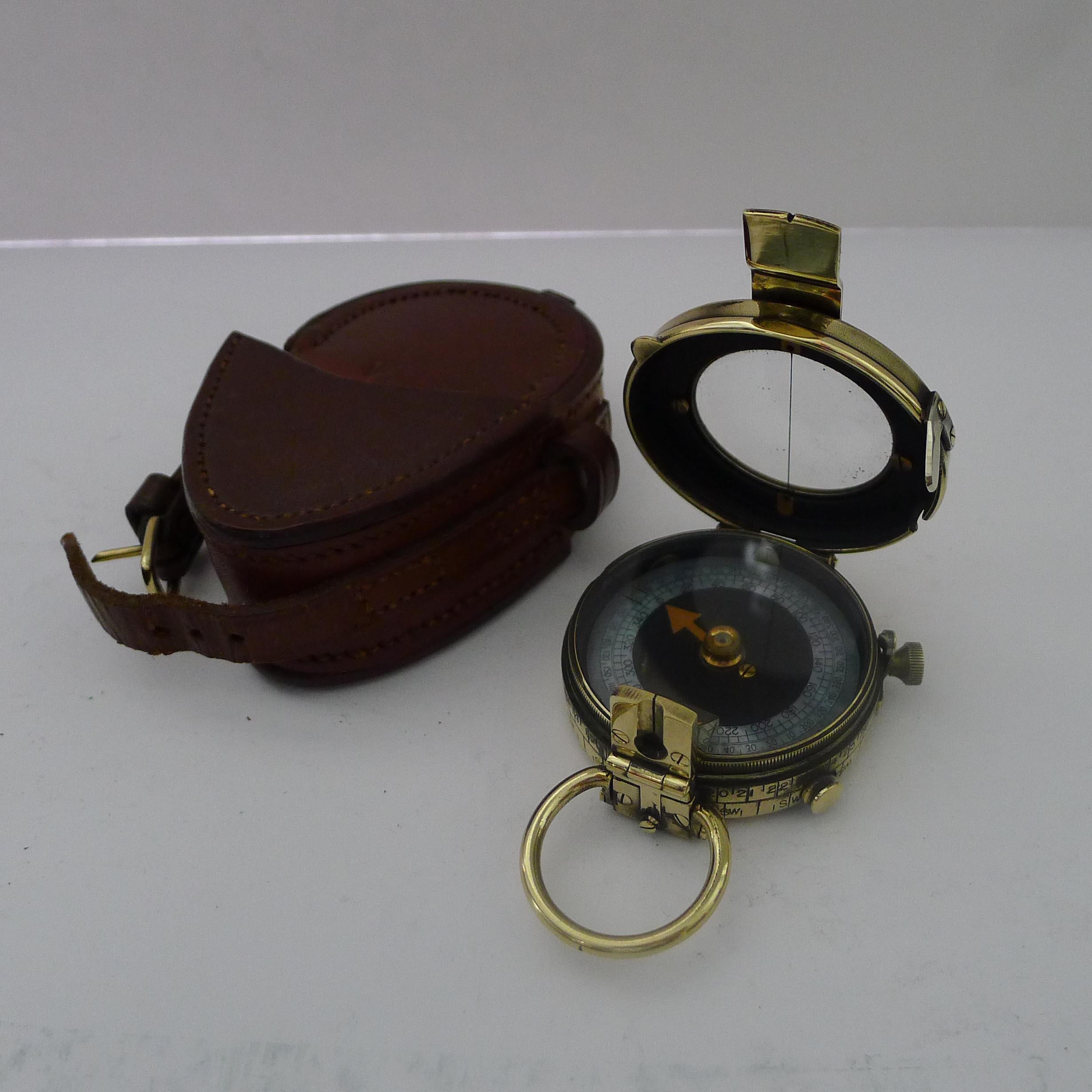 WW1 1917 British Army Officer's Compass, Verner's Patent MK VIII by French Ltd 2
