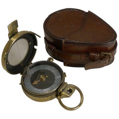 WW1 1917 British Army Officer's Compass Verner's Patent MK VIII by French Ltd