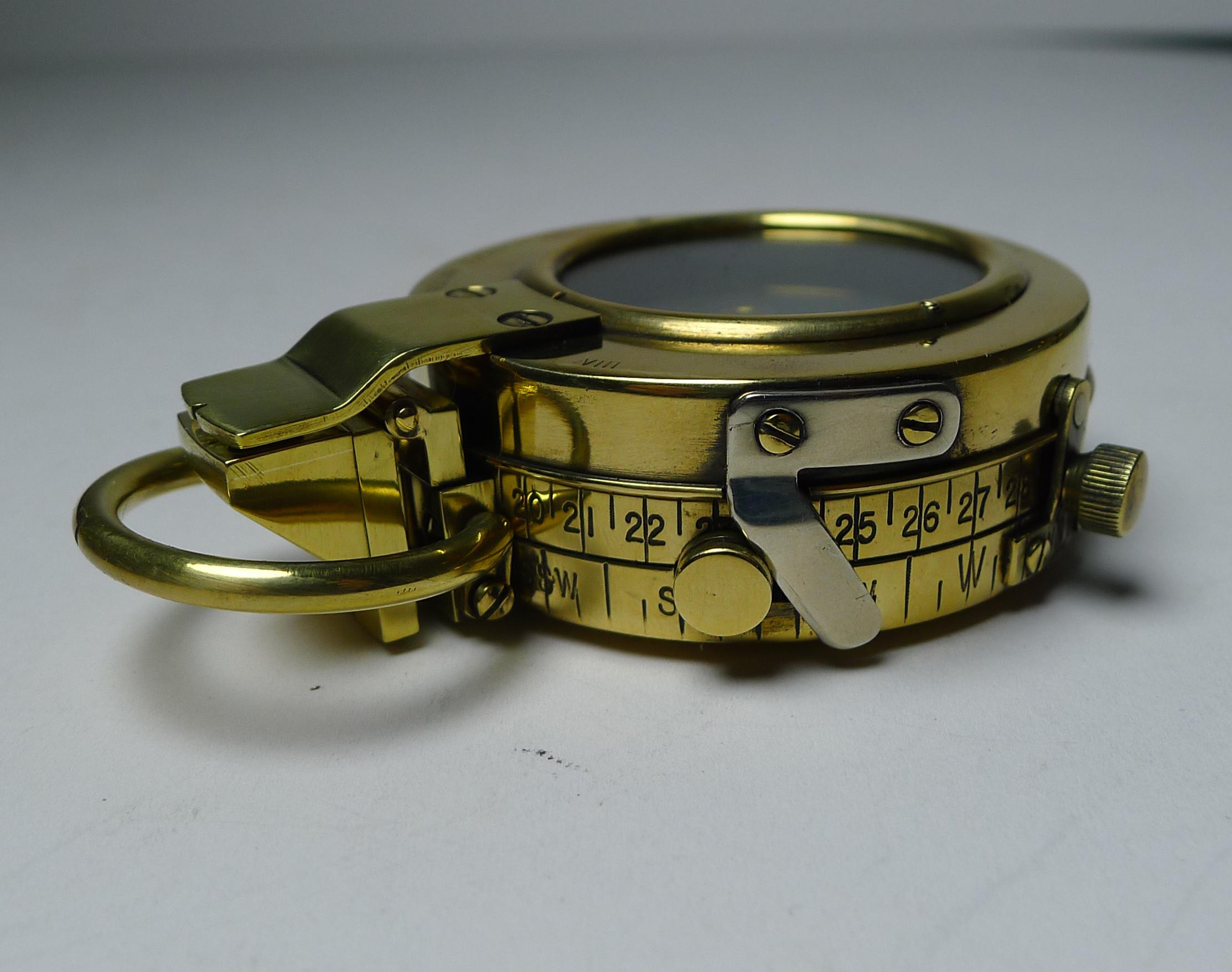 Boussole d'officier de l'armée britannique WW1 1917 - Verner's Patent MK VIII 3