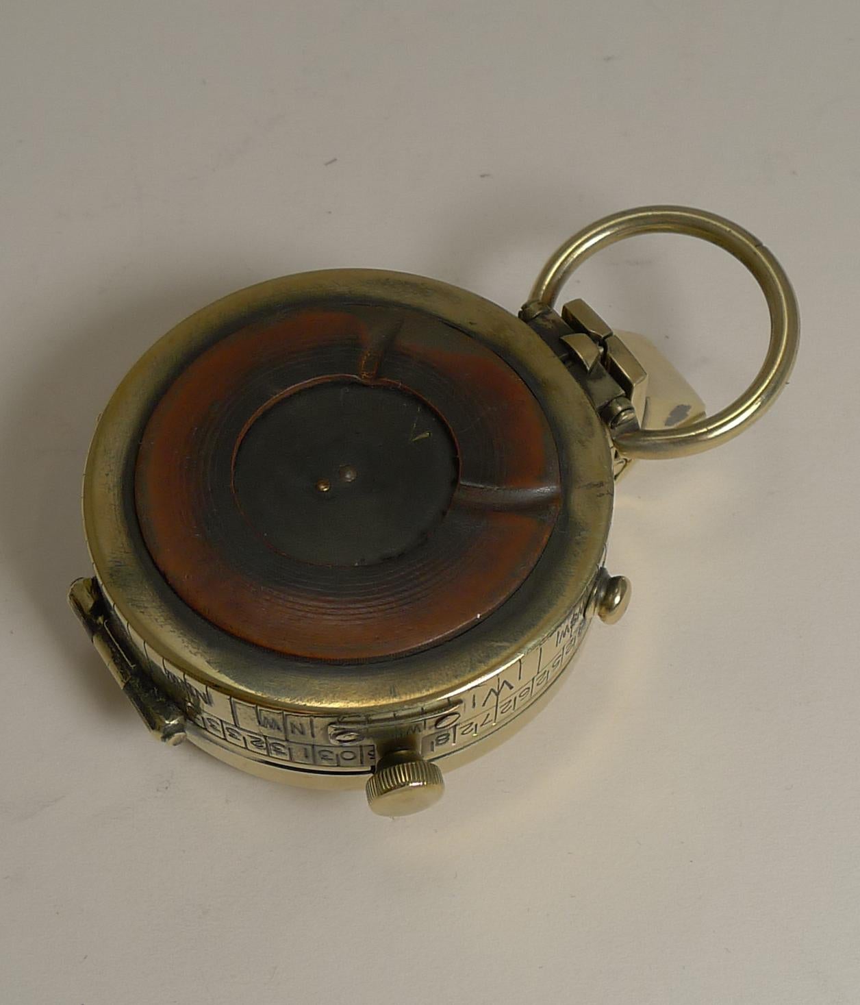 WWI 1918 British Army Officer's Compass by J H Steward, London 3