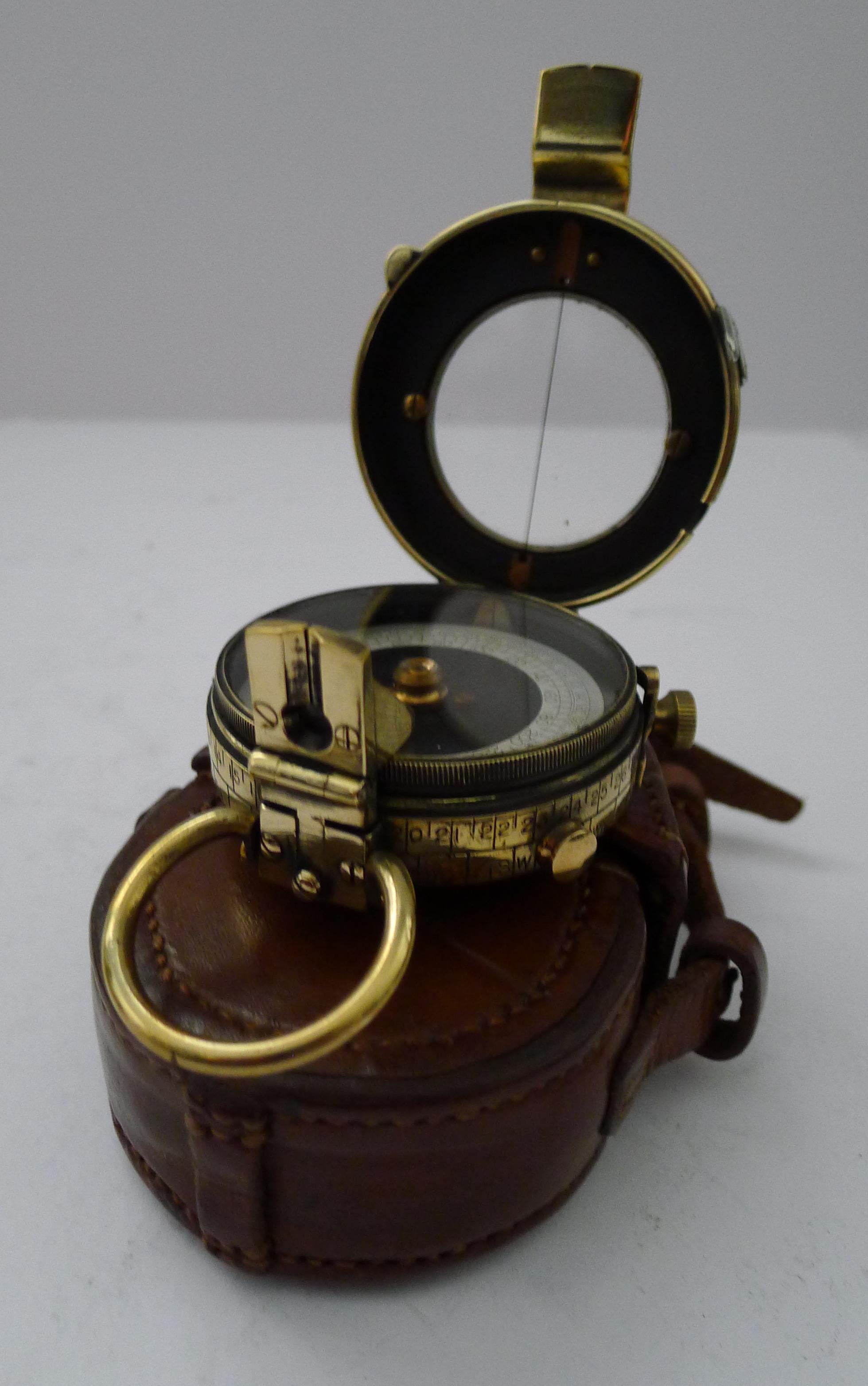 WW1 1918 British Army Officer's Compass - Verner's Patent MK VII by French Ltd. For Sale 7