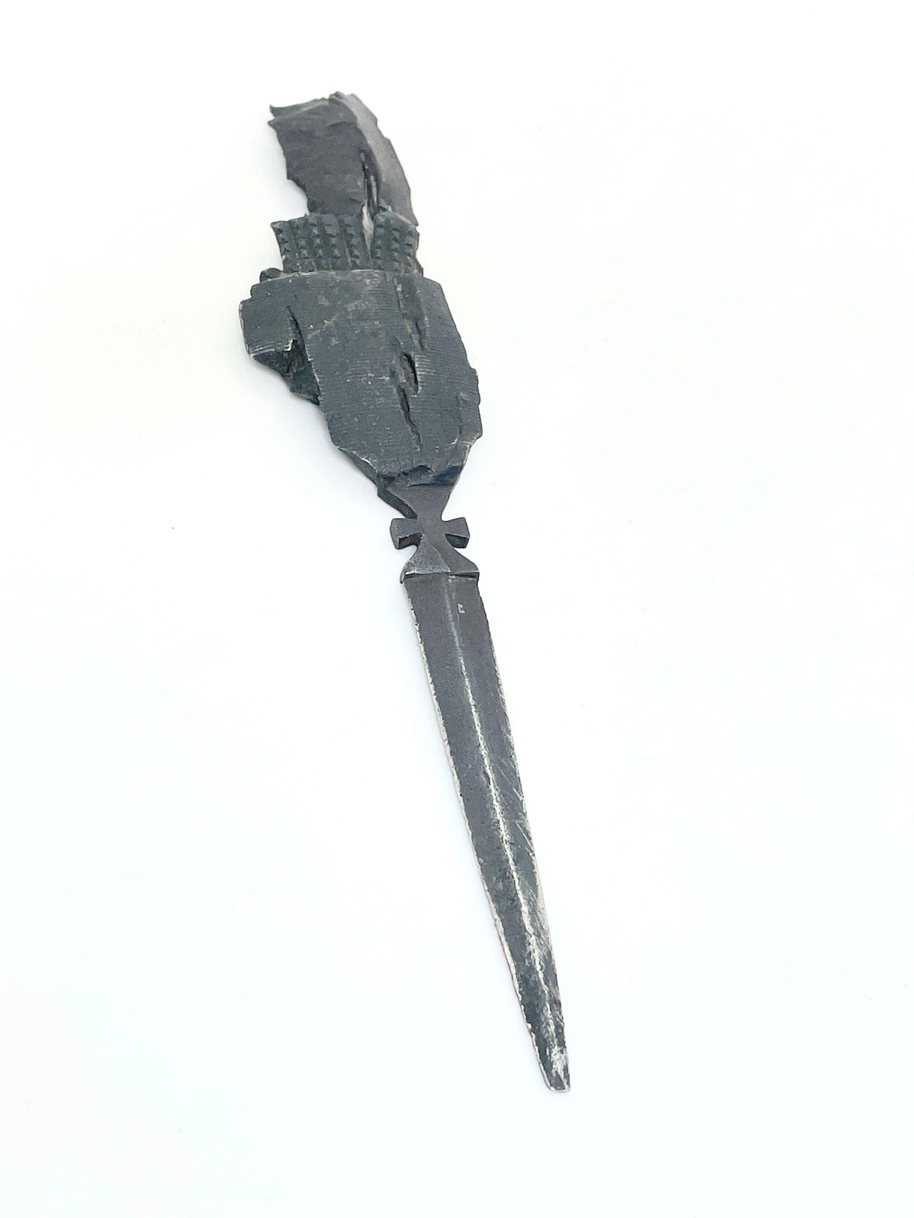 shrapnel iron cross letter opener