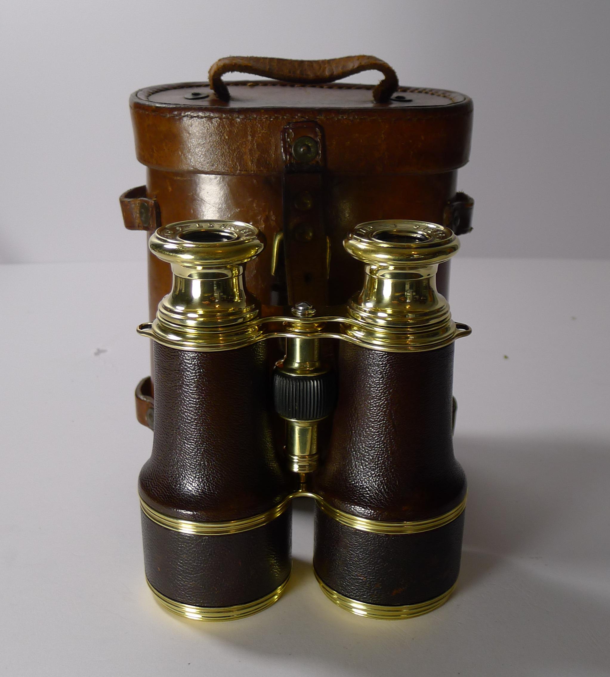 WW1 Binoculars and Case, British Officer's Issue 2