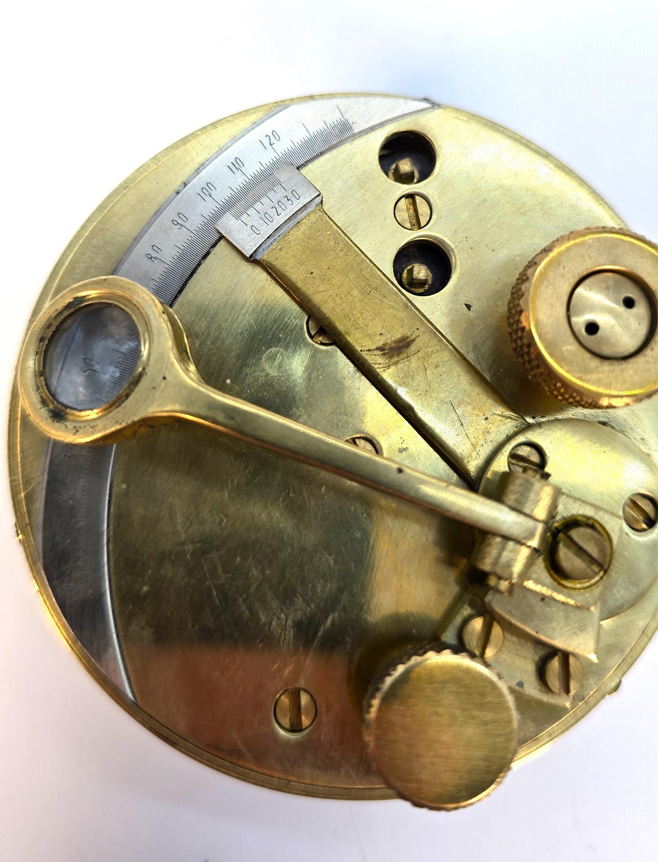 WW1 brass pocket military sextant made by Ryland & Sons, London circa 1915 For Sale 13