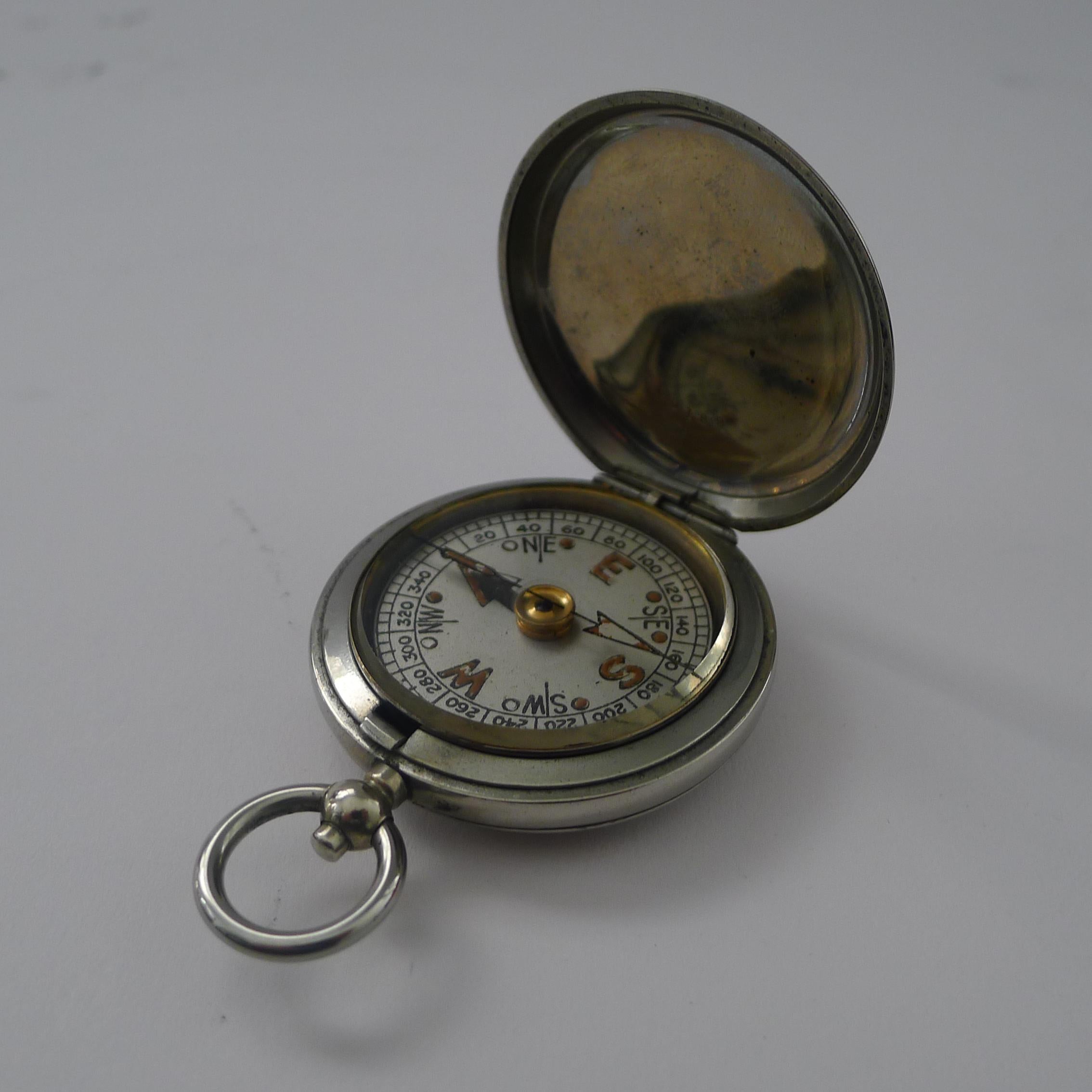 Early 20th Century WW1 British Army Officer's Compass - C Haseler & Son c.1918