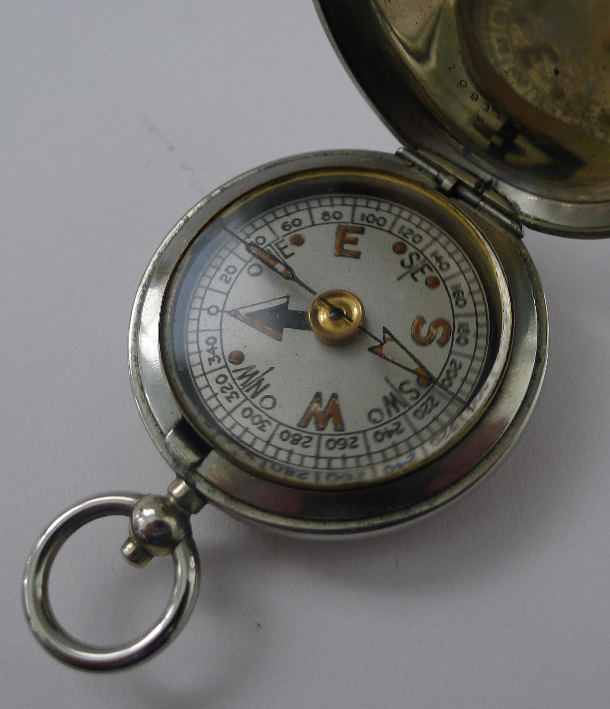 WW1 British Army Officer's Compass - C Haseler & Son c.1918 1