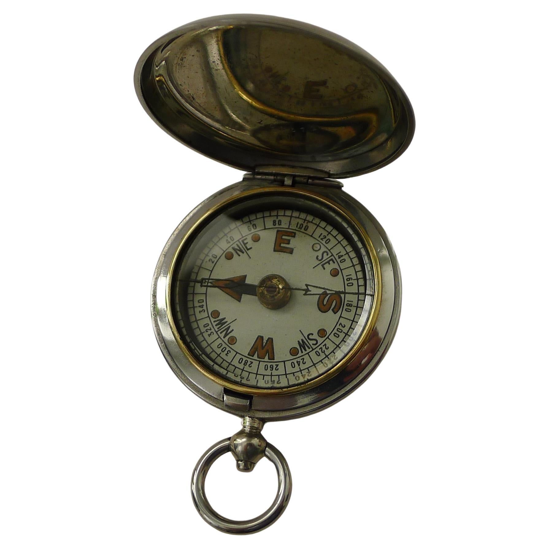 WW1 British Officers Military Pocket Compass by F.Darton & Co - 1917 For Sale