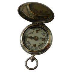 Antique WW1 British Officers Military Pocket Compass by F.Darton & Co - 1917
