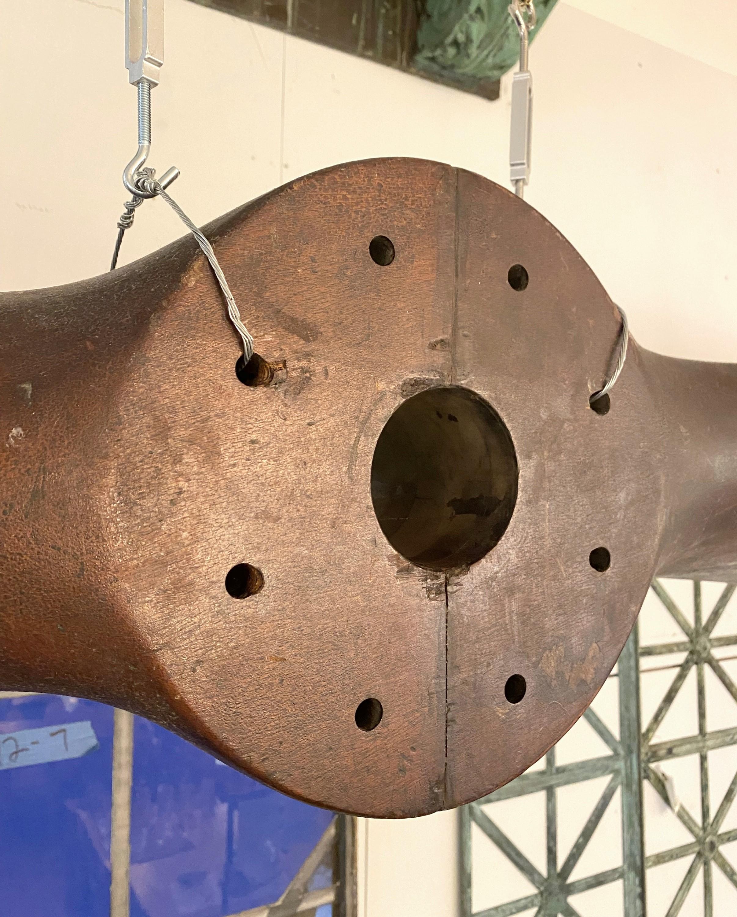 WW1 Curtis Flying Boat Hand geschnitzt Wood Propeller (Frühes 20. Jahrhundert) im Angebot