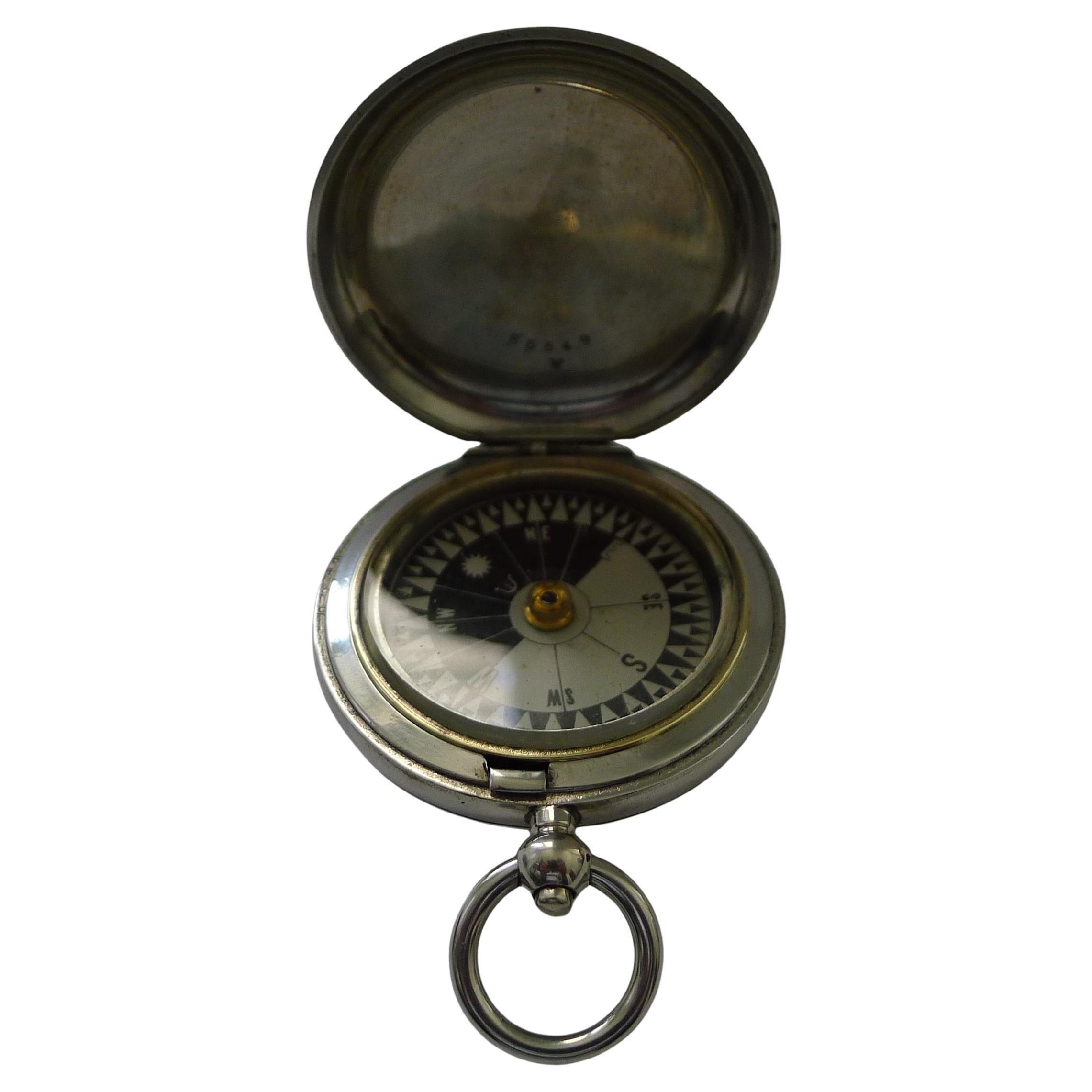 WW1 Mark V Pocket Compass by Dennison, Birmingham - 1916 For Sale