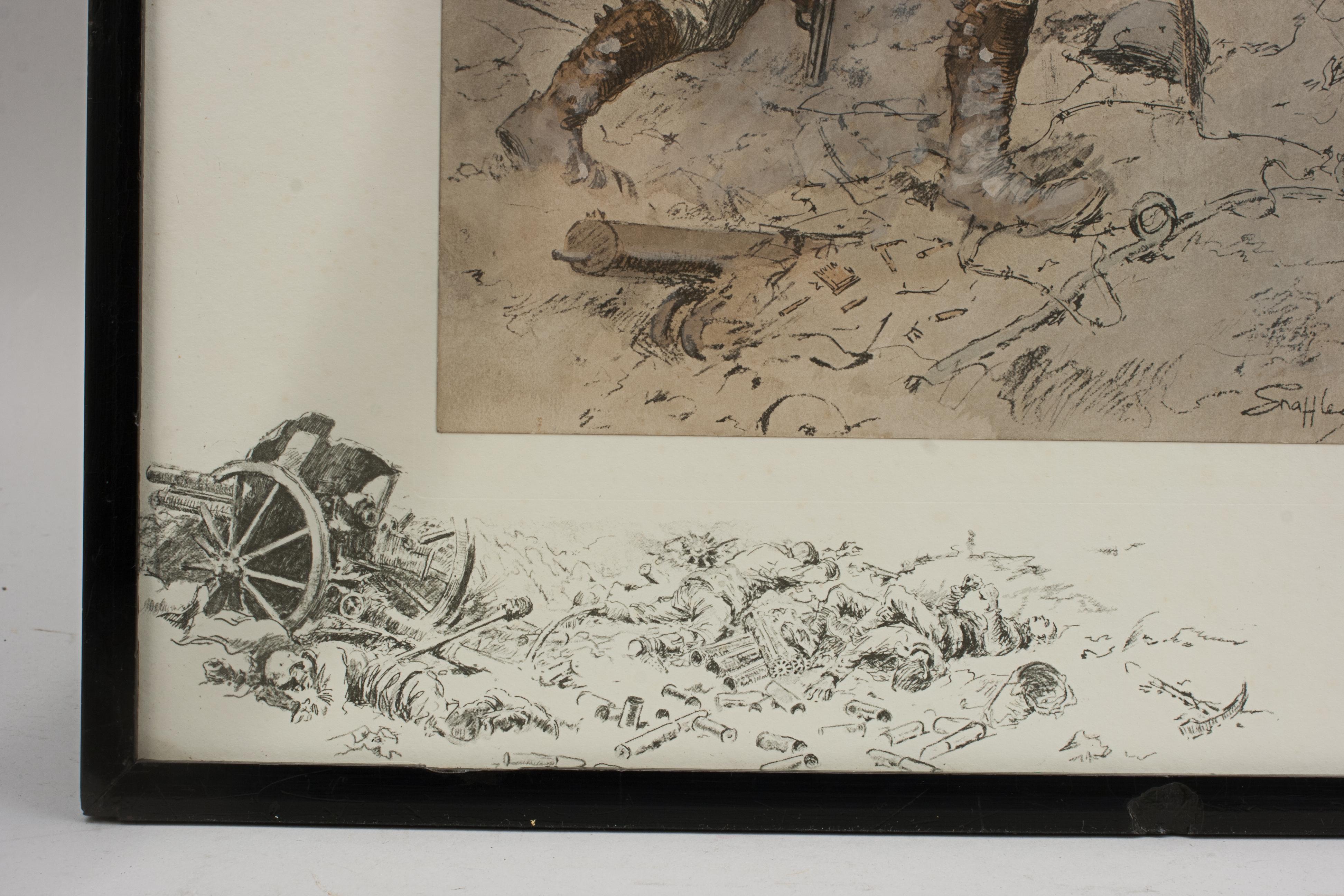 Gravure militaire WW1, Vimy, par Snaffles en vente 2