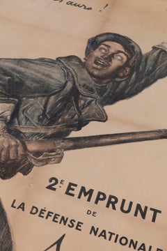 Première Guerre mondiale "Oh Les Aura ! Affiche française de Jules-Abel Faivre, milieu des années 1980