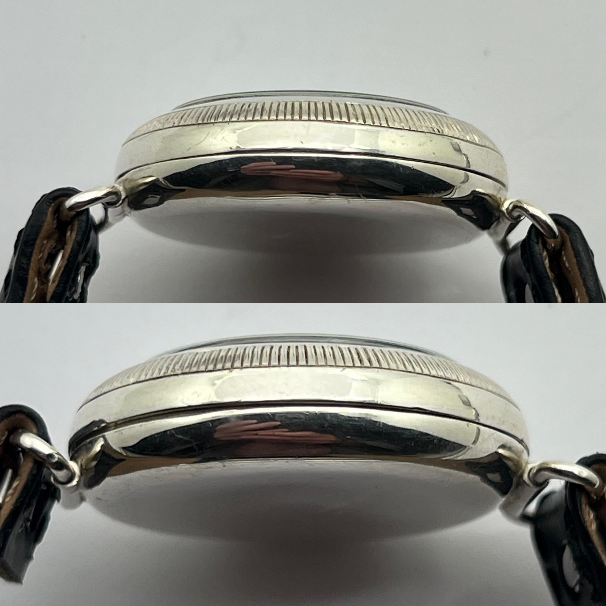 WW1 ……..Trench Watch. Marvin 15 Jewels, Rare Full Hermetic In Excellent Condition For Sale In Raleigh, NC