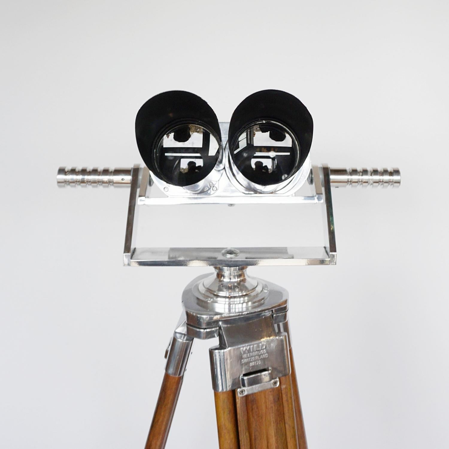 20th Century WW11 Obersvation Binoculars Designed by Emil Busch for Zeiss