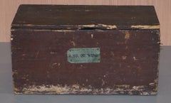WW2 1939-1945 8th Battalion the Durham Hd Hq Wing Military Campaign Chest Trunk
