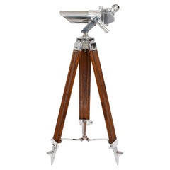 WW2 era 10 x 80 Binoculars by Jos Schneider & Co (Kreuznach, Germany). Restored.