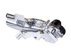 WW2 Polished Steel German Rangefinder Flak Binoculars