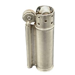 WW2 Sterling Silver Vintage Dunhill Military Trench Service Lighter