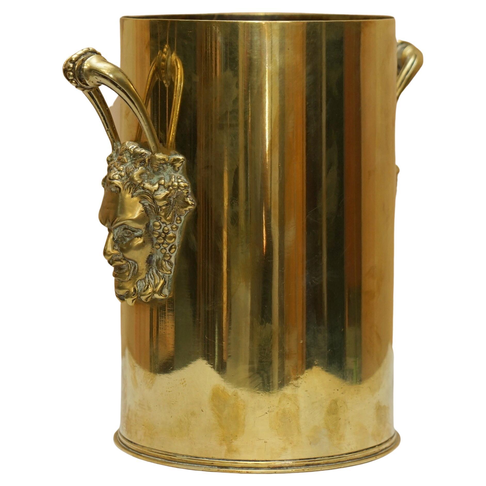 We are delighted to offer for sale this stunning WWI 1915 St Chamond French Artillery Cannon shell ice Champaign bucket 155MM 

It is in wonderful condition with the original, clear stamps to the base, the handles are later Gothic Pugin style