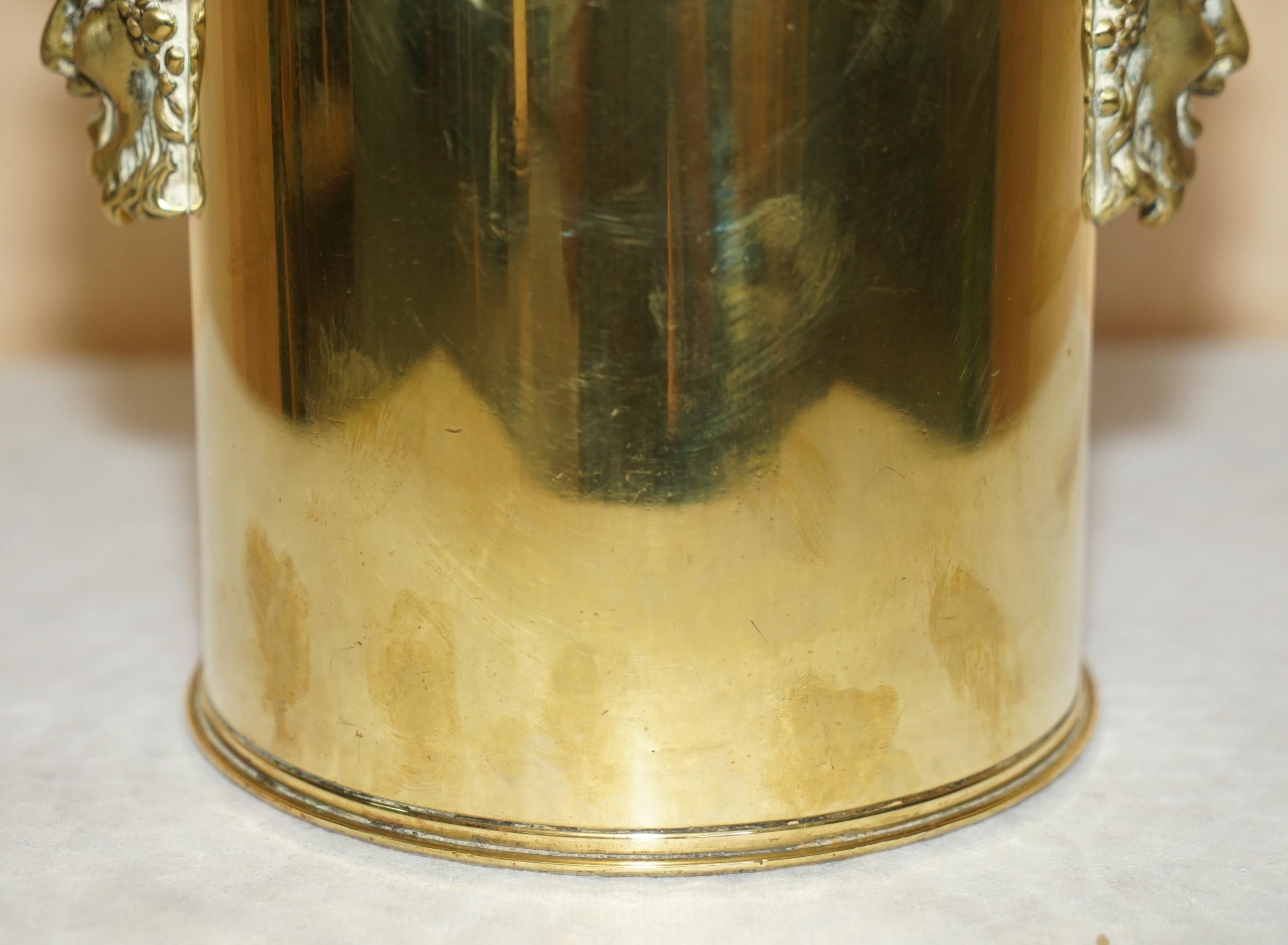 Inizio XX secolo Secchiello da champagne con conchiglia di cannone dell'artiglieria francese della prima guerra mondiale del 1915 St Chamond in vendita