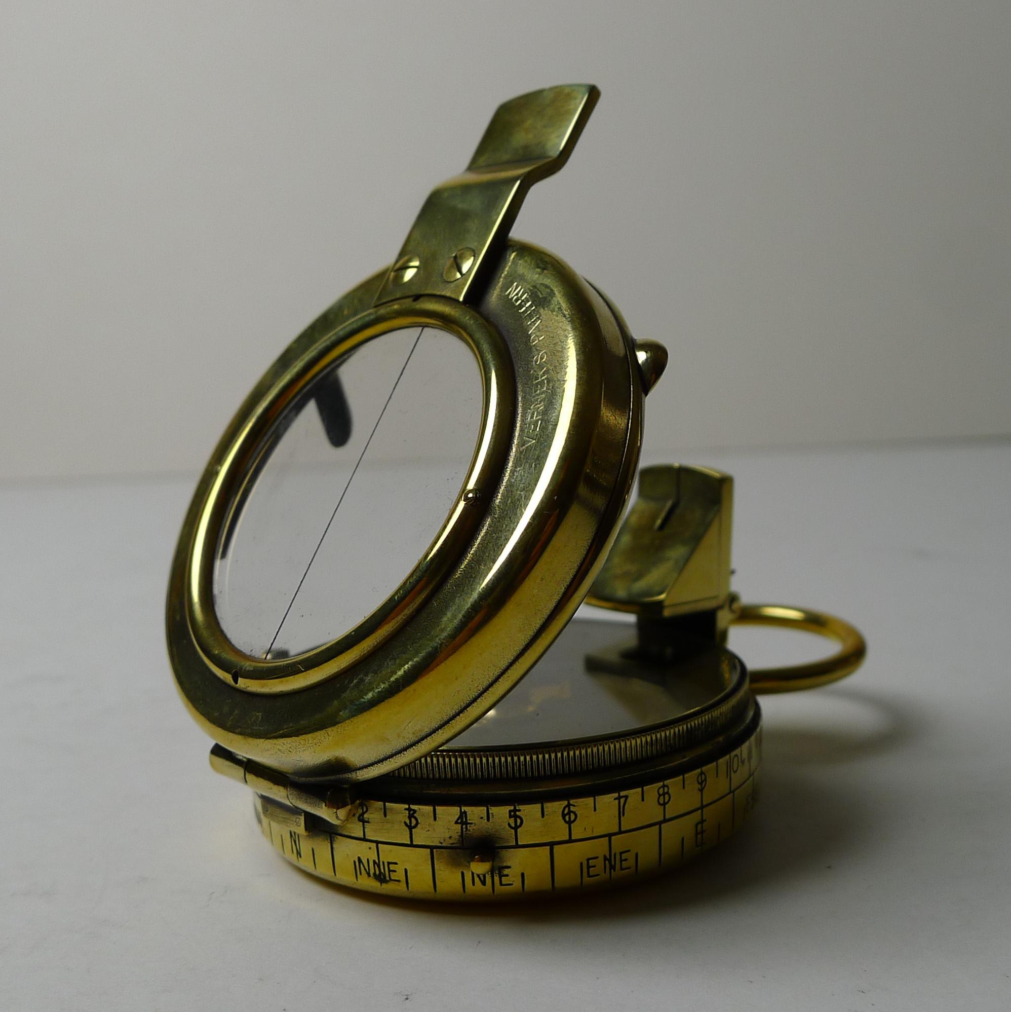 WWI 1917 British Army Officer's Compass 3