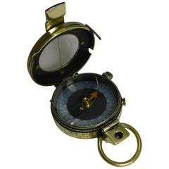 Antique WWI 1917 British Army Officer's Compass, Verner's Patent MK VIII by French Ltd.