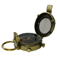 WWI 1917 British Army Officer's Compass, Verner's Patent Mk viii by French Ltd
