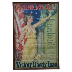 WWI Americans All Victory Liberty Loan Poster Howard Chandler Christy, 1919