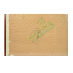 WWI Antike Flugzeug Aquarell und Pastell Zeichnung von Riccardo Cavigioli