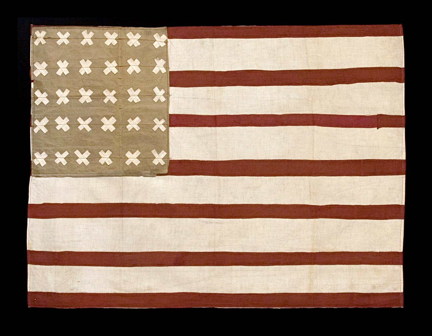 WWI Belgian-Made Version of the Stars & Stripes, a WWI Liberation Flag In Good Condition In York County, PA