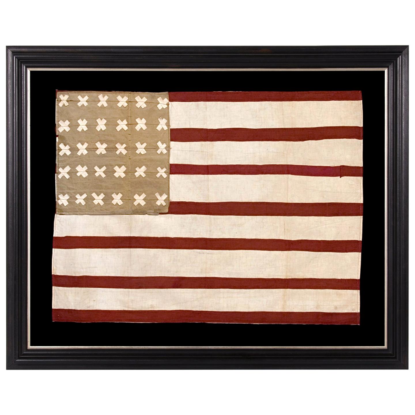 WWI Belgian-Made Version of the Stars & Stripes, a WWI Liberation Flag