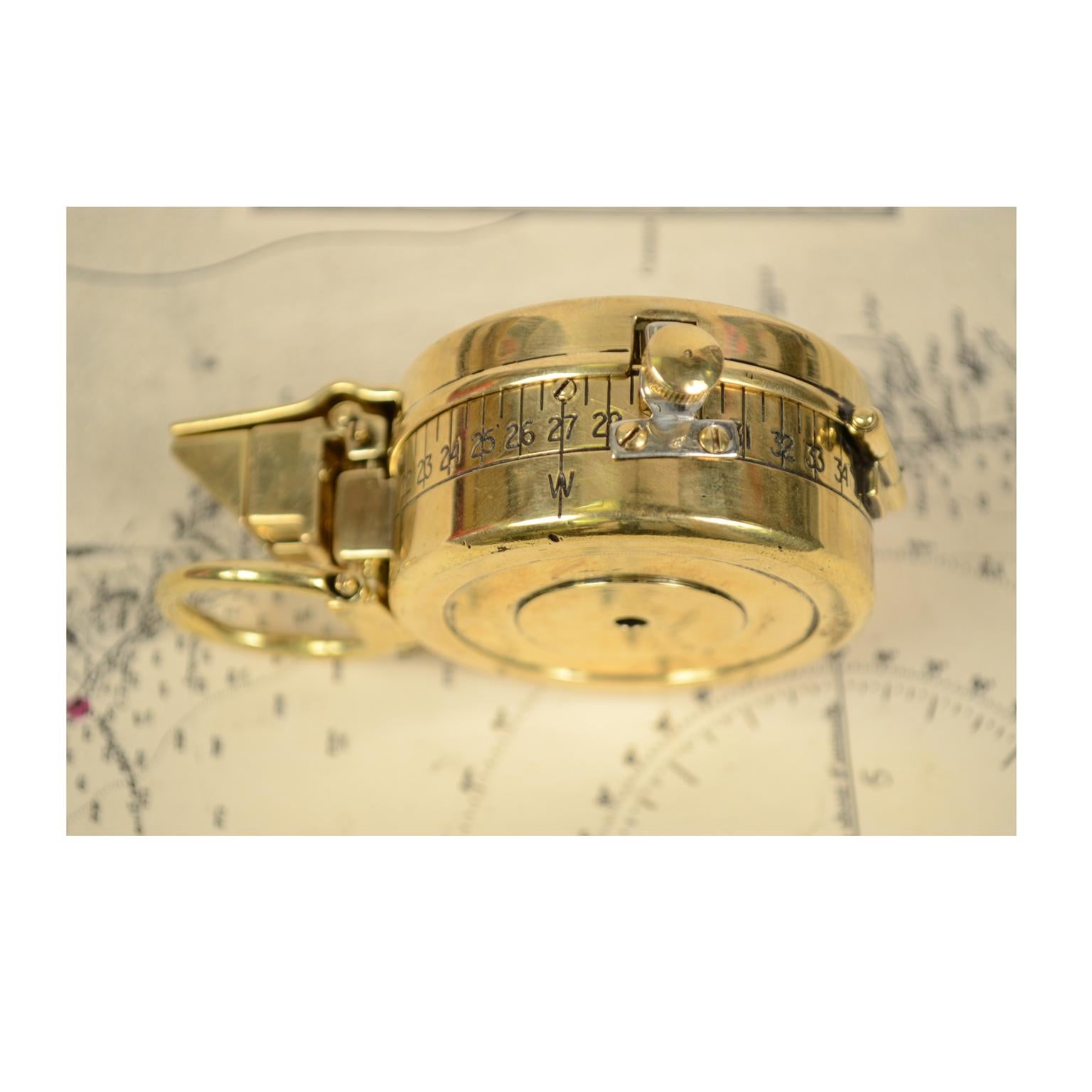 WWI Brass Compass Used by the British Army Officers 6