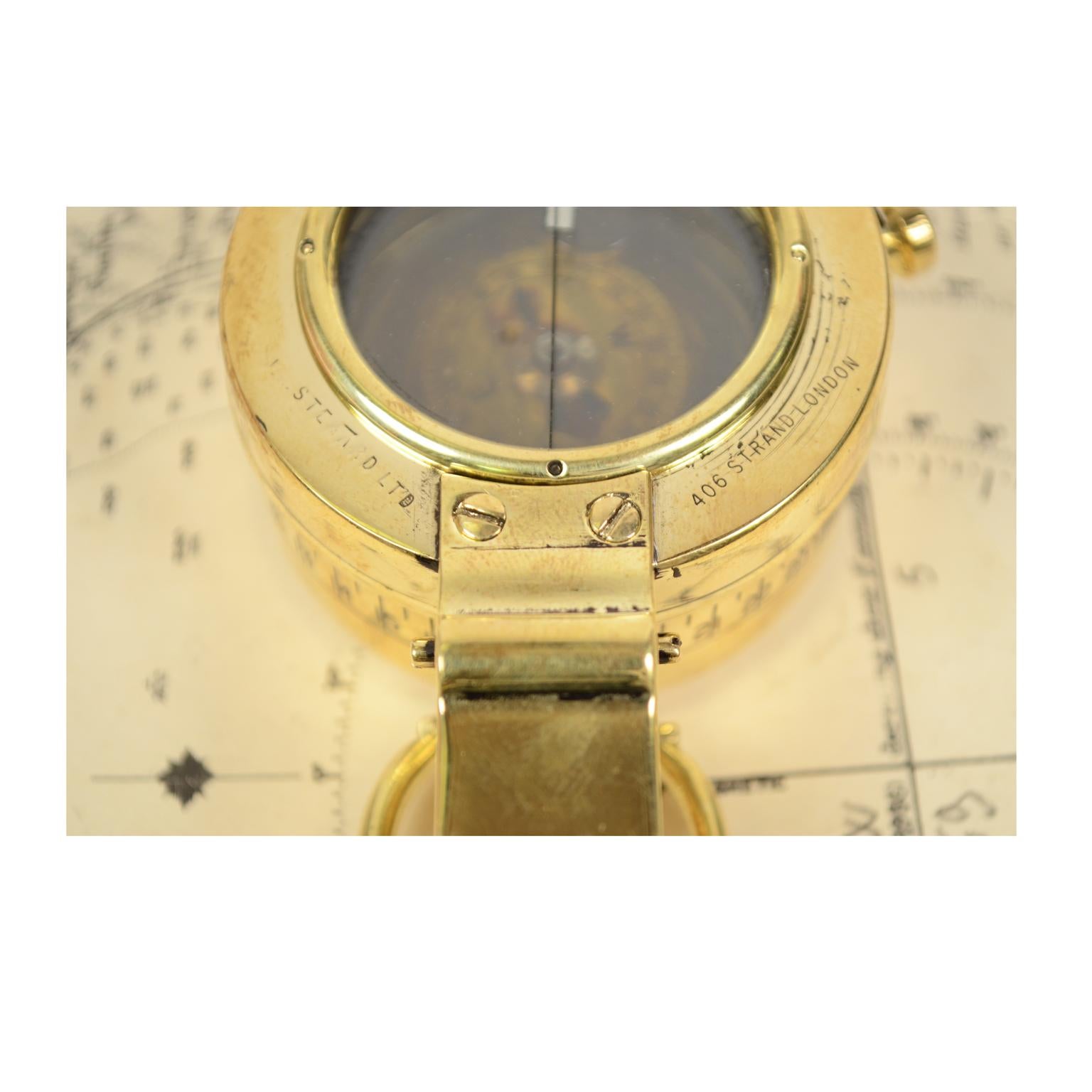 WWI Brass Compass Used by the British Army Officers 7