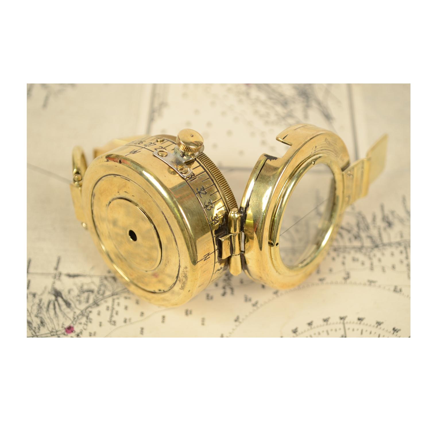 WWI Brass Compass Used by the British Army Officers 9