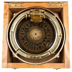 Compas de bord de l'époque de la guerre par Heath & Co