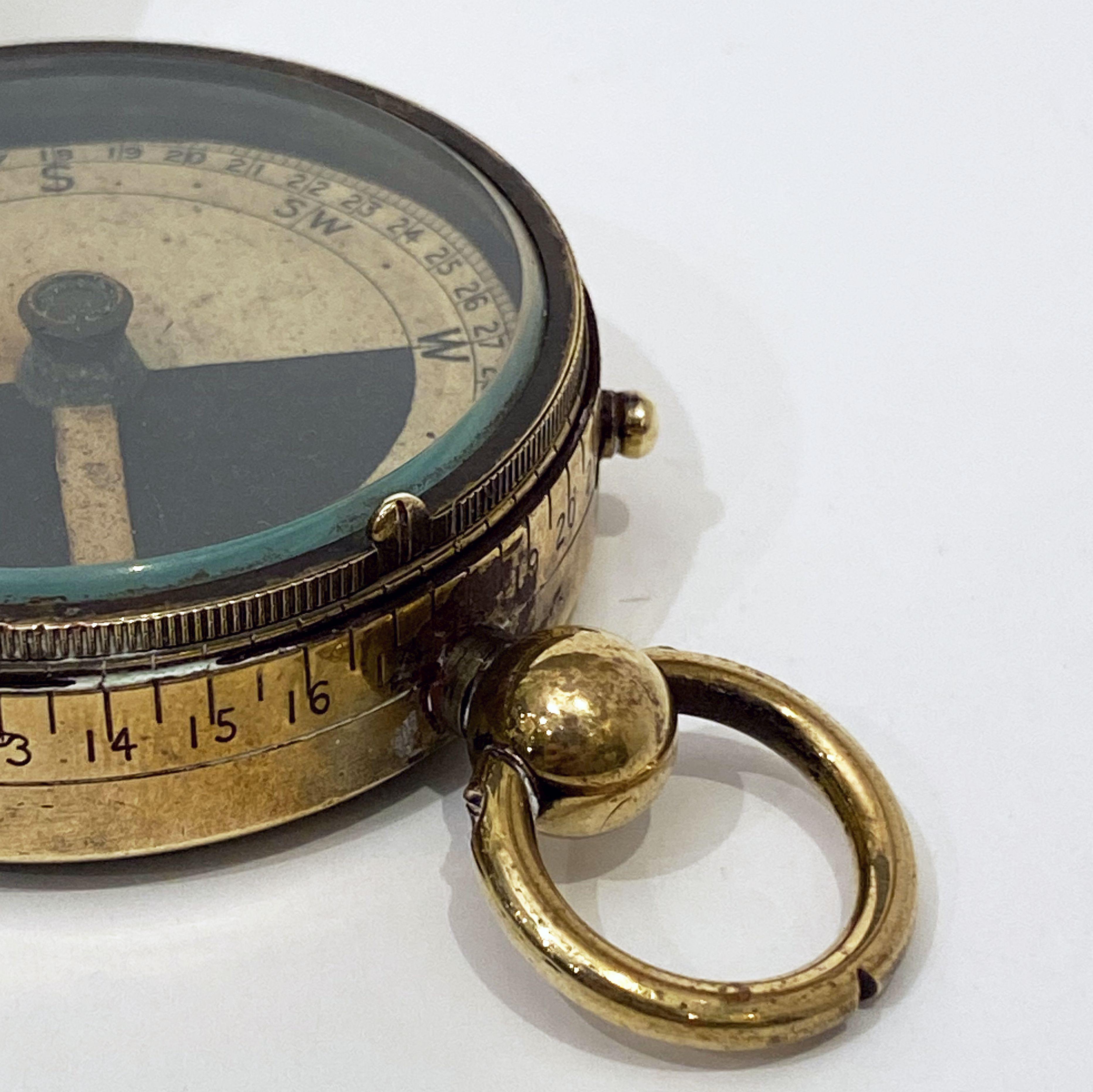 WWI Military Officer's Marching Compass, Cbynite Radium Compass 1