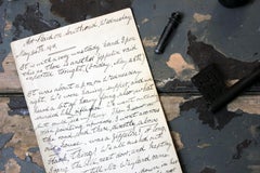 WWI Period Hand-Written Account of May 26th 1916; Relating to Zeppelin Air-Raid