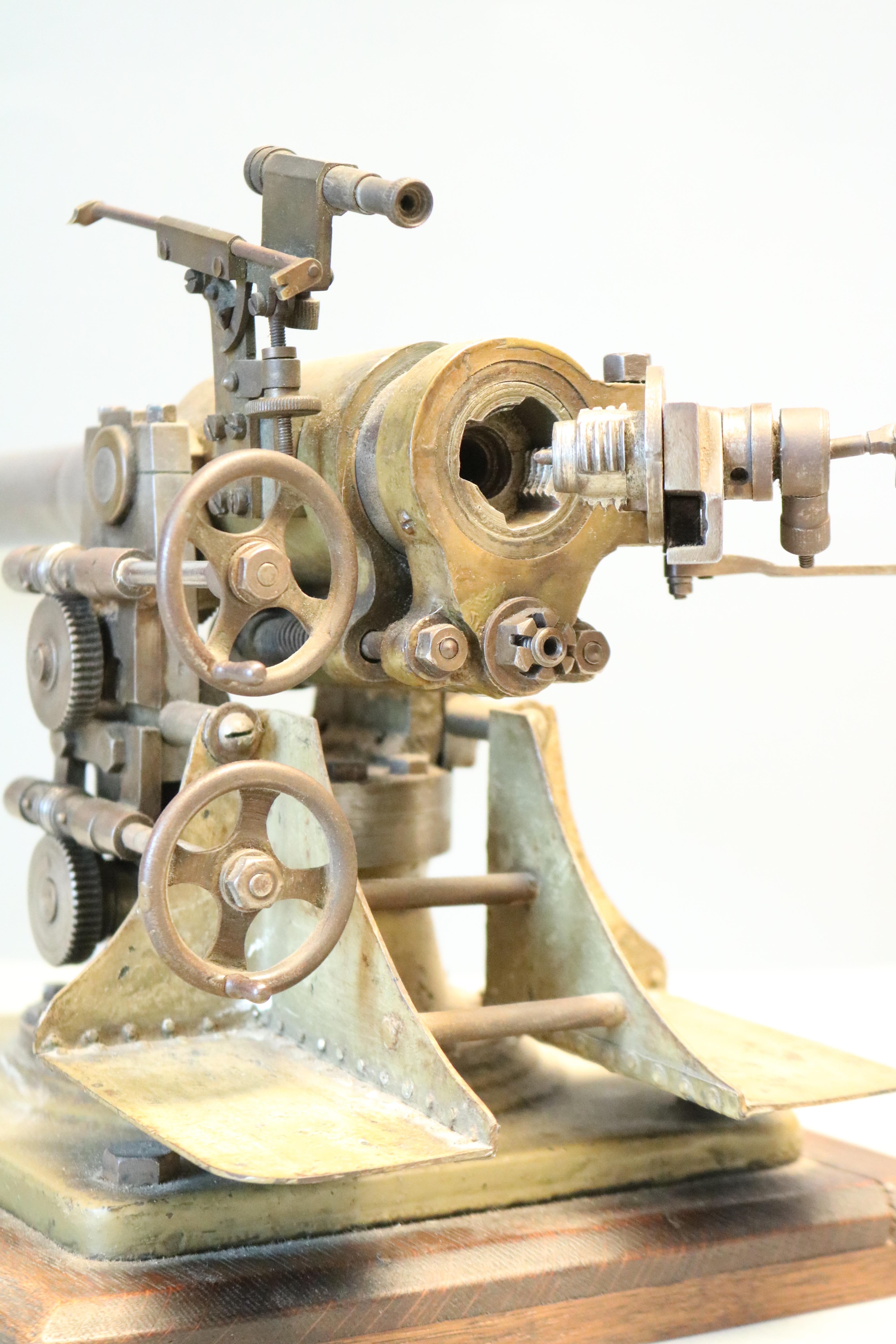 Welsh WWI Scale Model of a Coastal Defence Gun