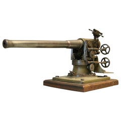 WWI Scale Model of a Coastal Defence Gun