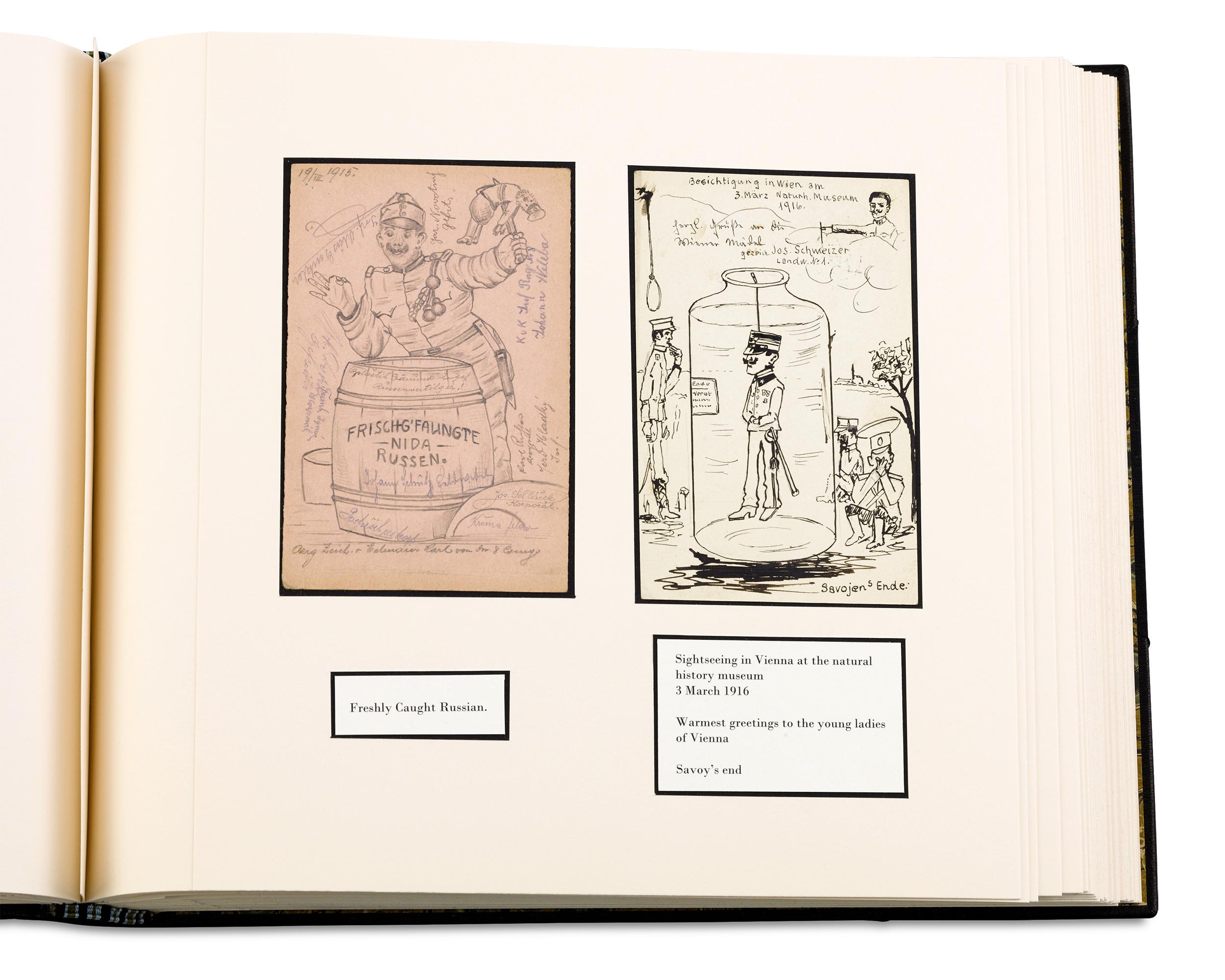 Livre d'art des tranchées de la Première Guerre mondiale Bon état - En vente à New Orleans, LA