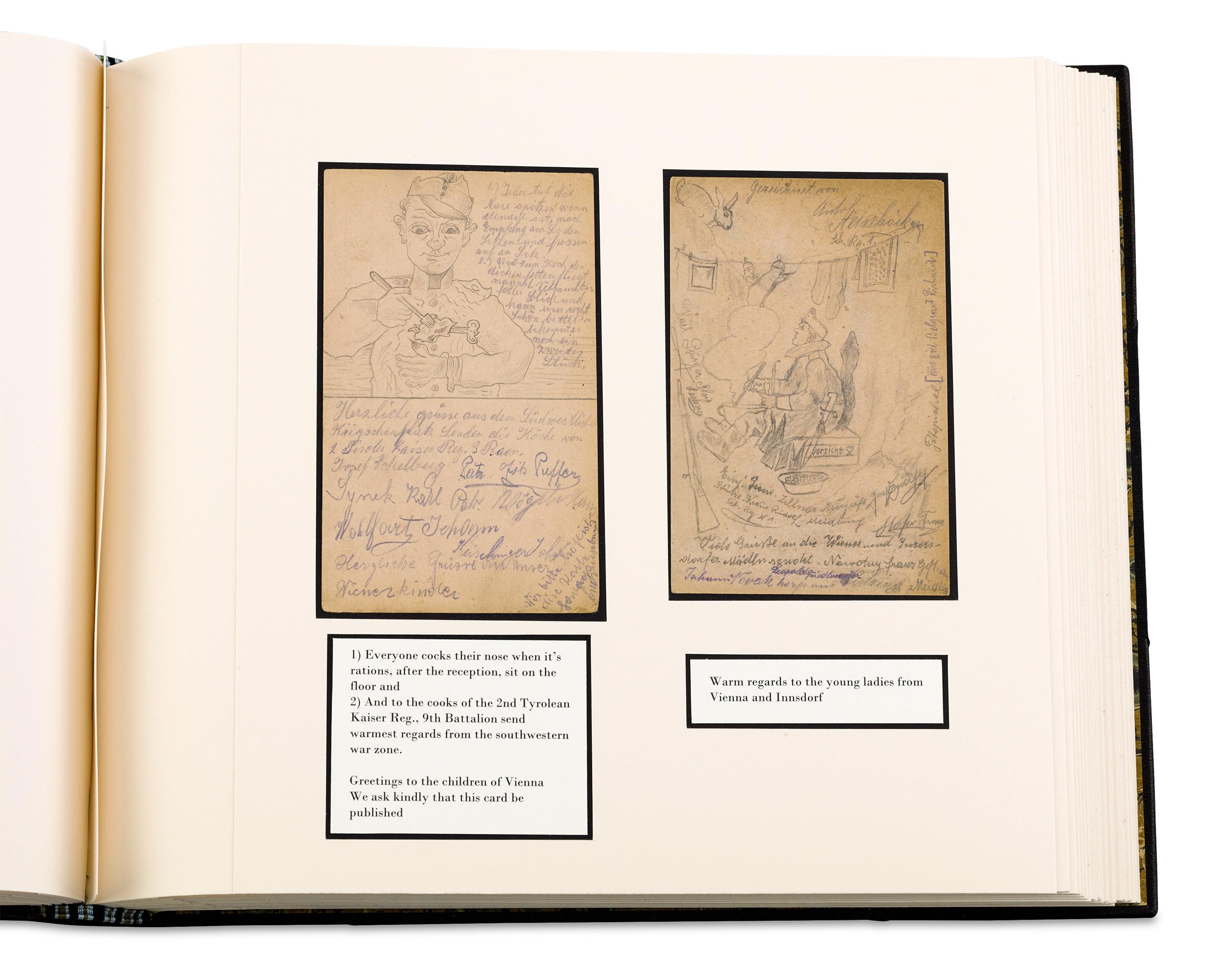 20ième siècle Livre d'art des tranchées de la Première Guerre mondiale en vente