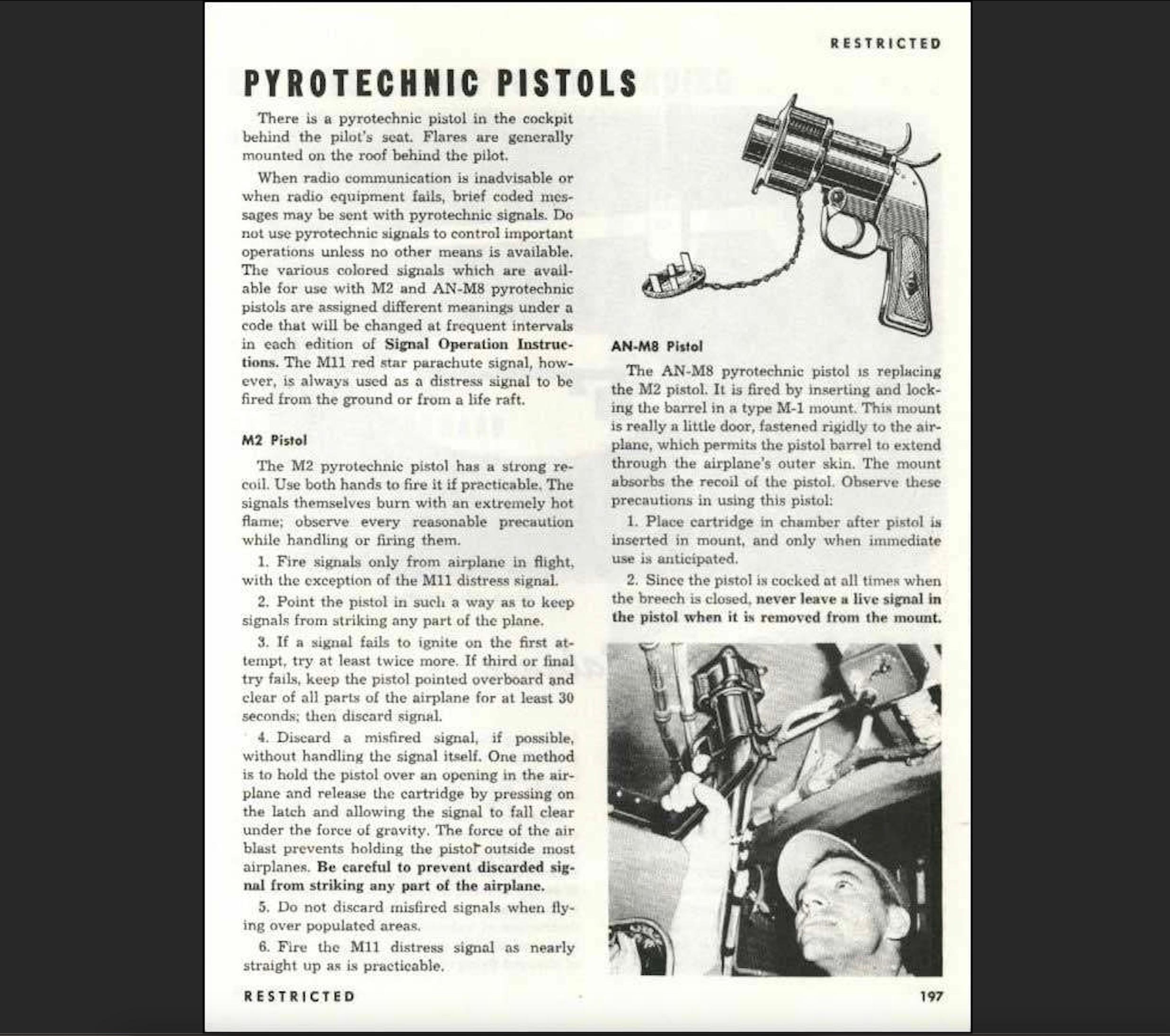 WWII AN-M8 Flare Gun, 1940s USA 11