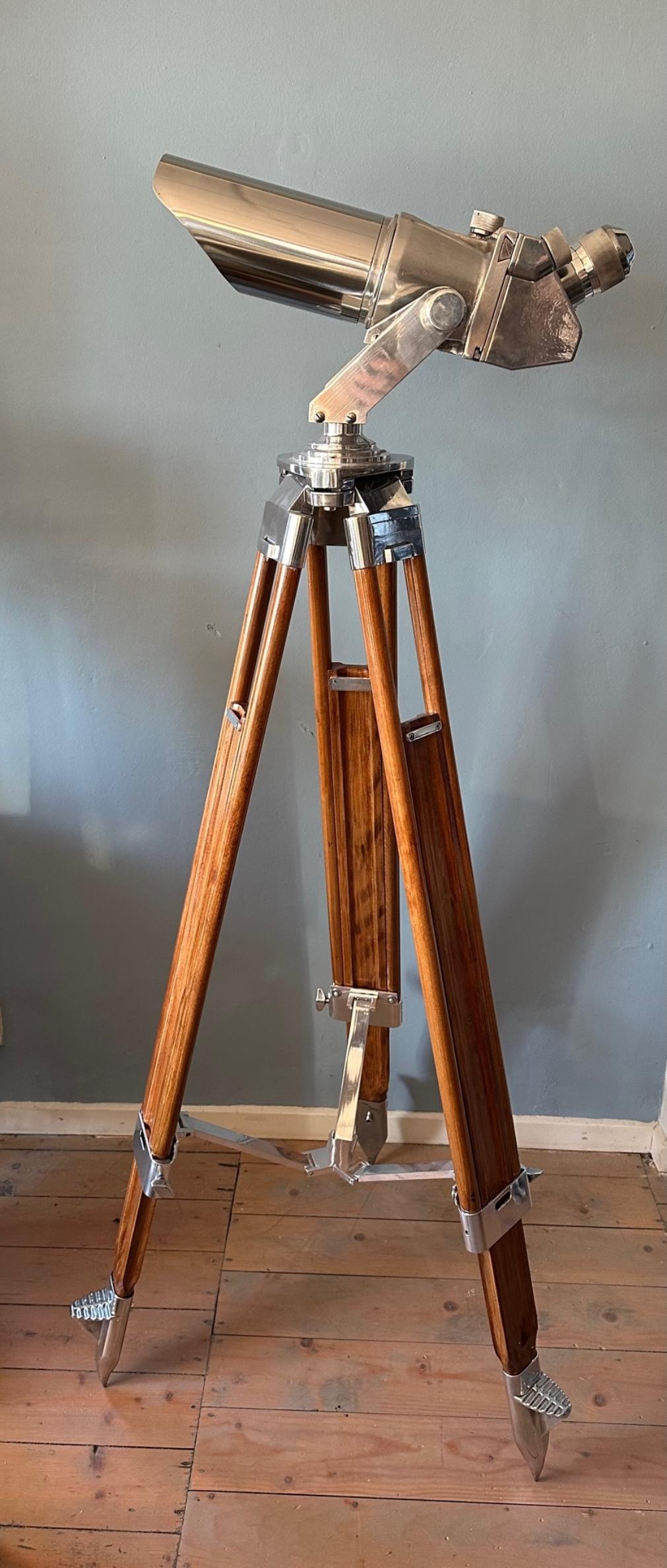 WWII Binoculars on Stand 10