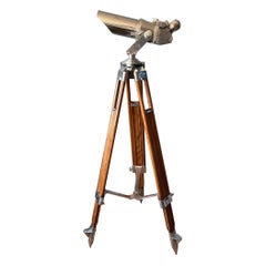 WWII Binoculars on Stand