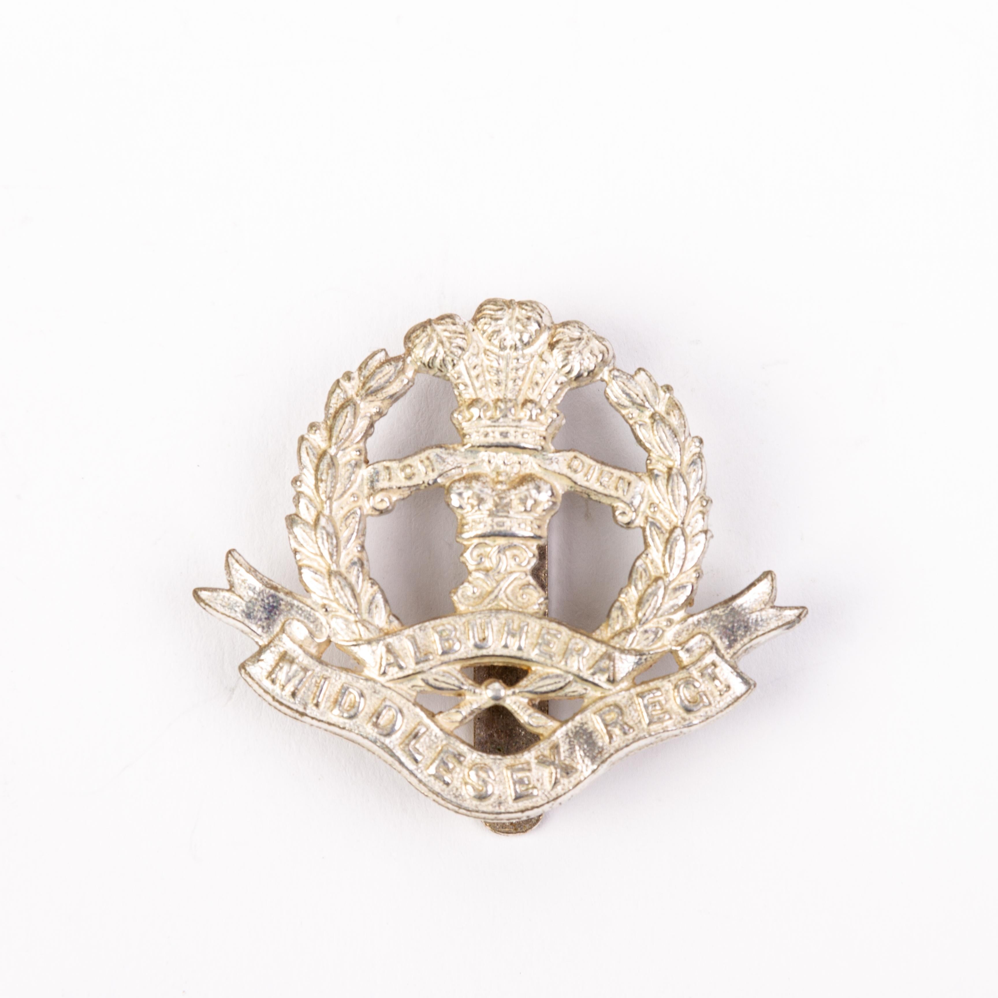 20th Century WWII British Infantry Regiment Cap Badges (x3)
