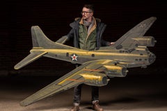WWII-Era U.S. Army Air Corps Bomber Masonite Wall Display Cutout